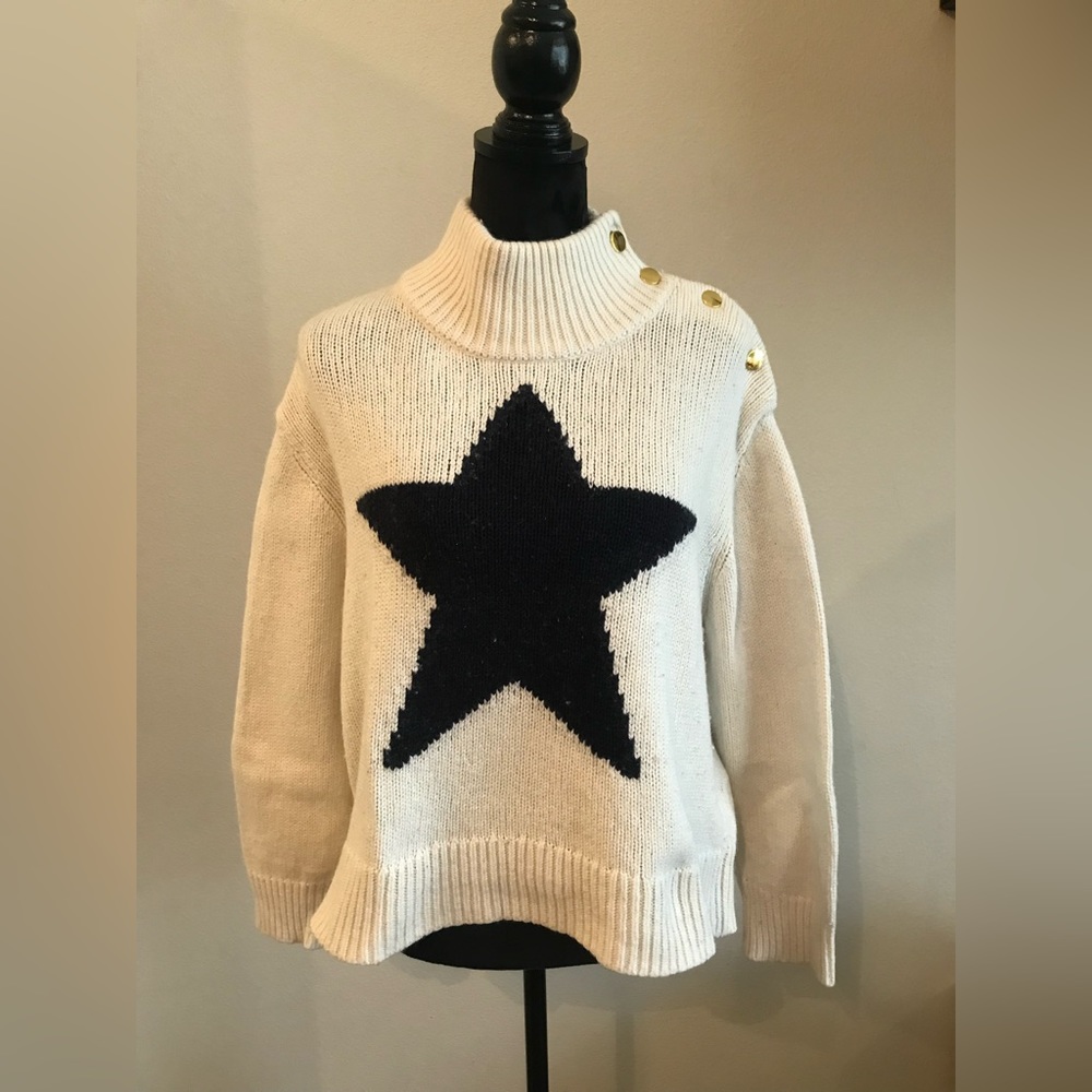 Brooke Street/Kate Spade Sweater with Star - Size XL